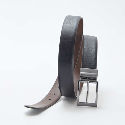Cinturón reversible con hebilla NEGRO