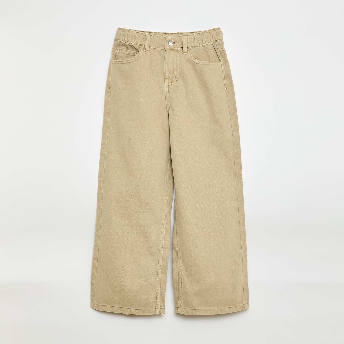 Pantalón wide leg BEIGE