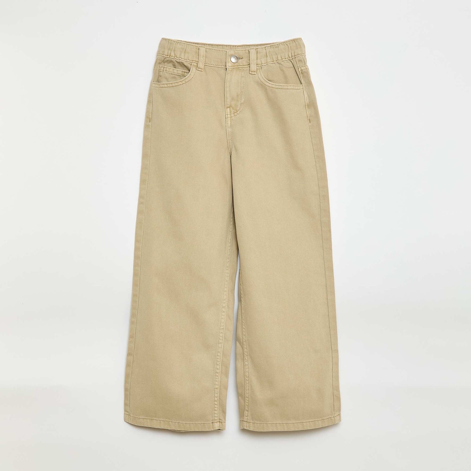 Pantalón wide leg BEIGE