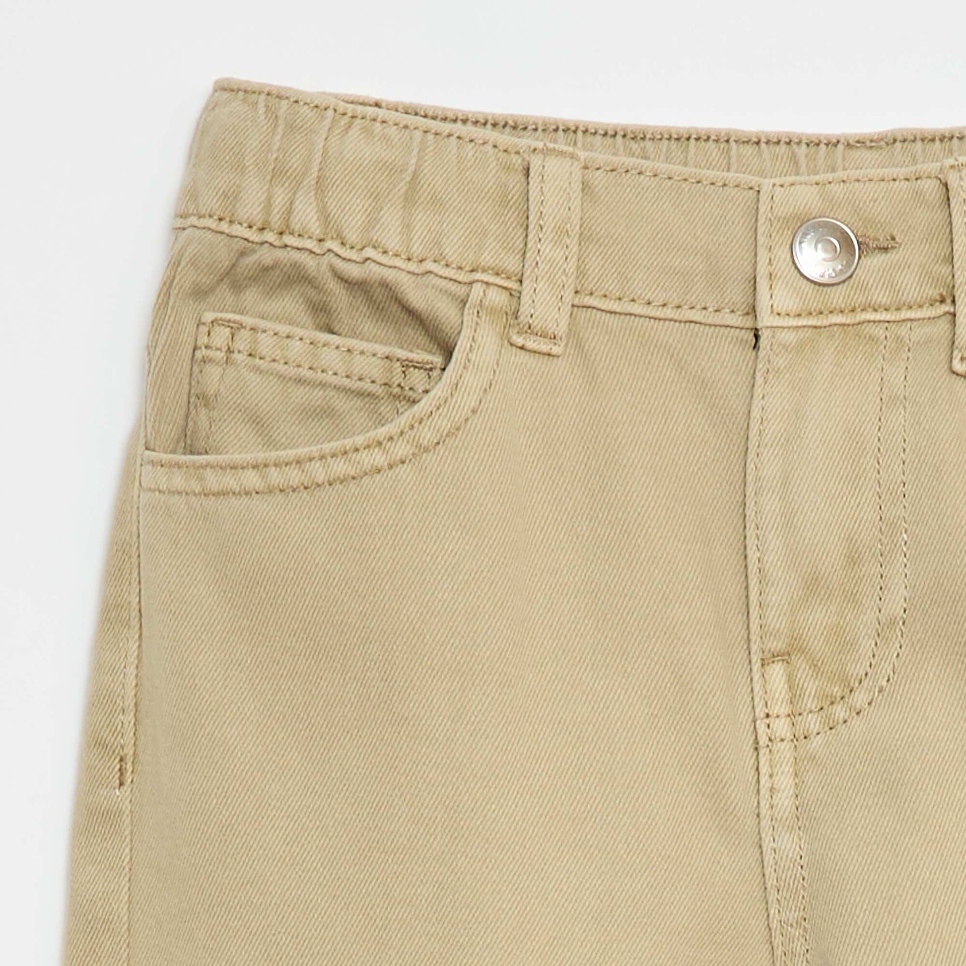 Pantalón wide leg BEIGE