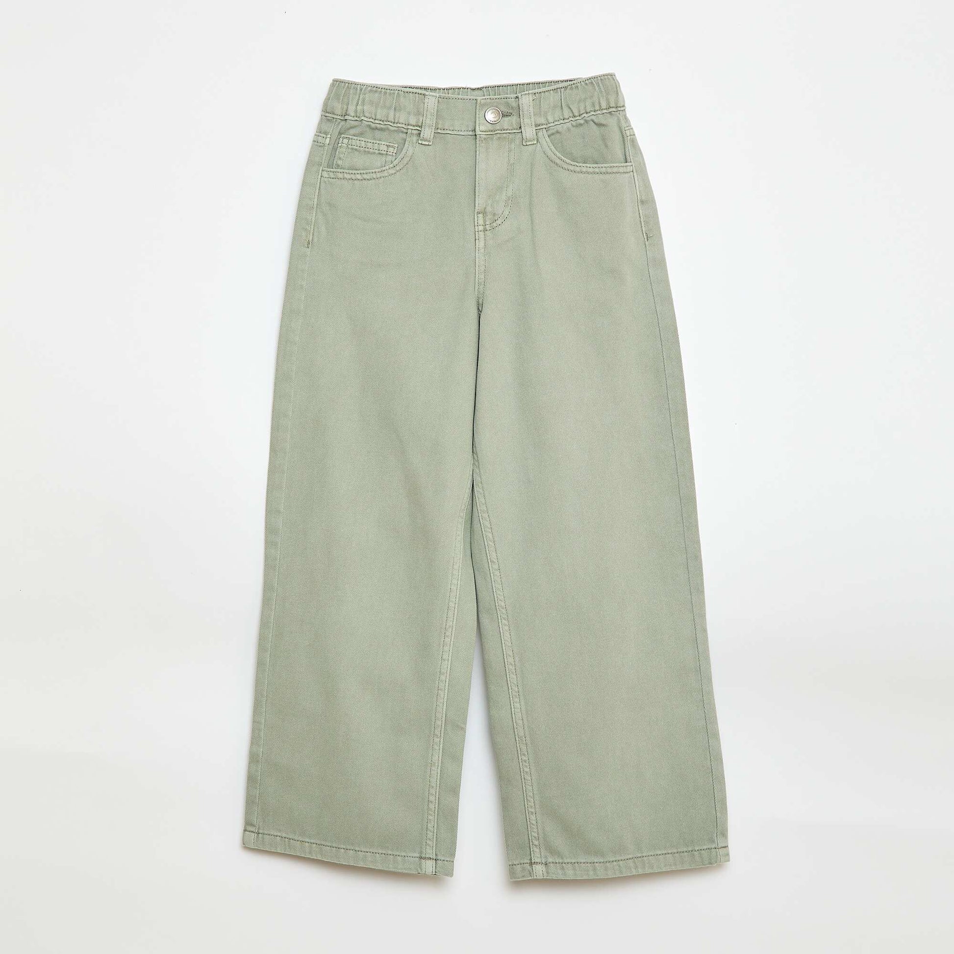 Pantalón wide leg VERDE