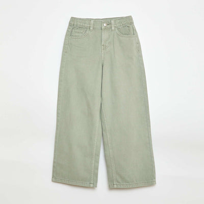 Pantalón wide leg VERDE