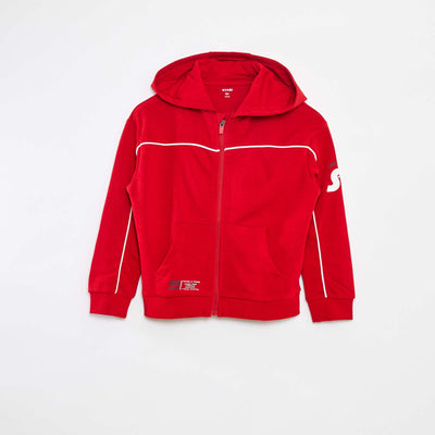 Buzo ancha con capucha ROJO
