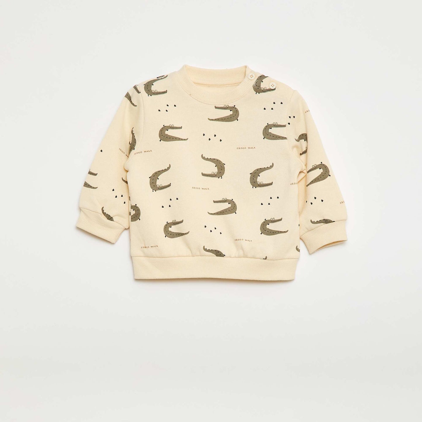 Conjunto de 2 piezas: buzo + pantalón BLANCO