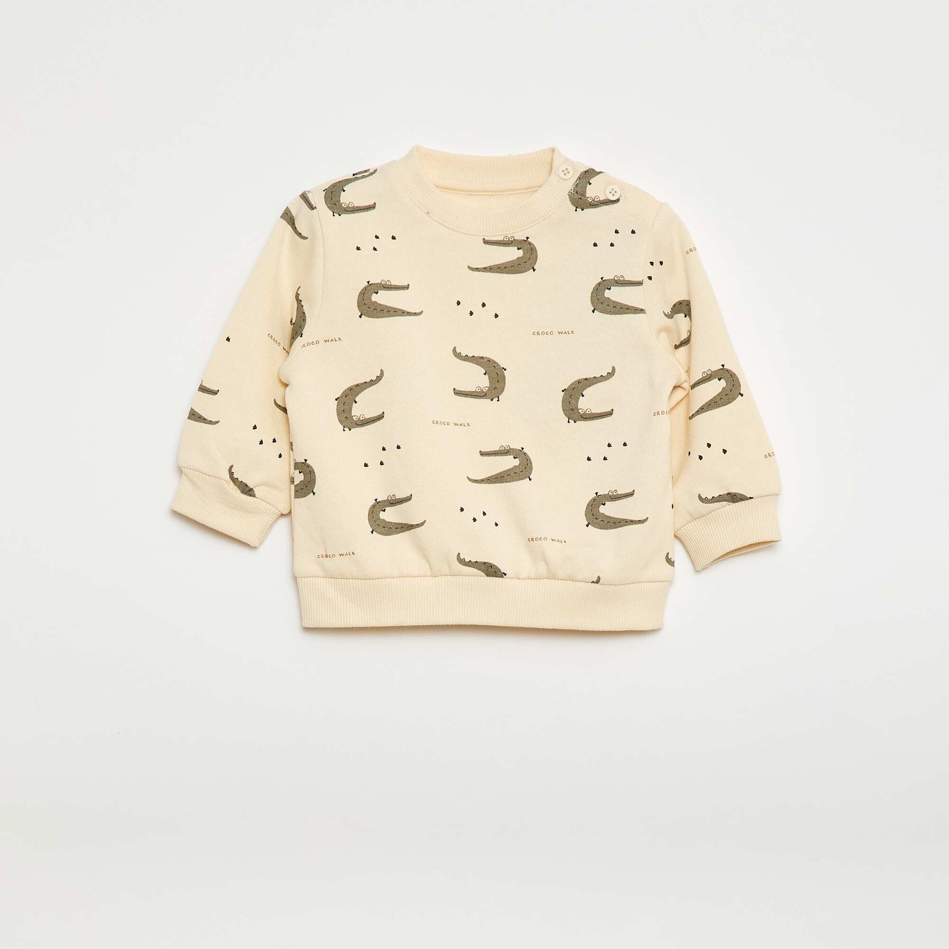 Conjunto de 2 piezas: buzo + pantalón BLANCO