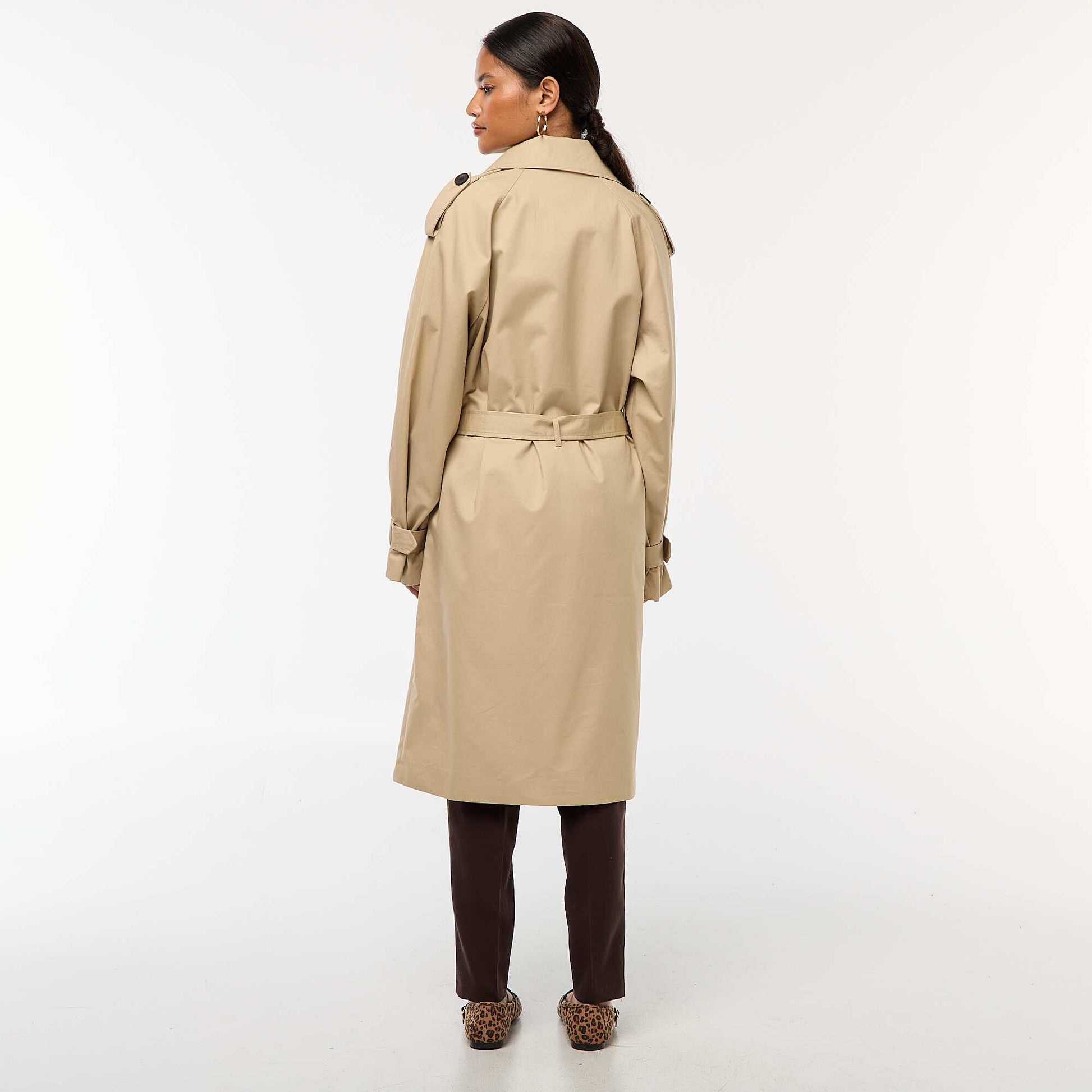 Trench midi ligero BEIGE
