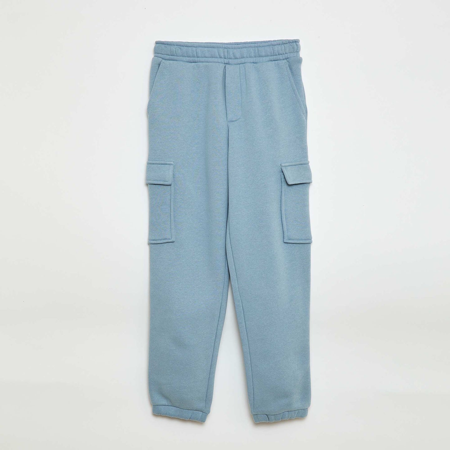 Pantalón de chándal liso multibolsillos AZUL