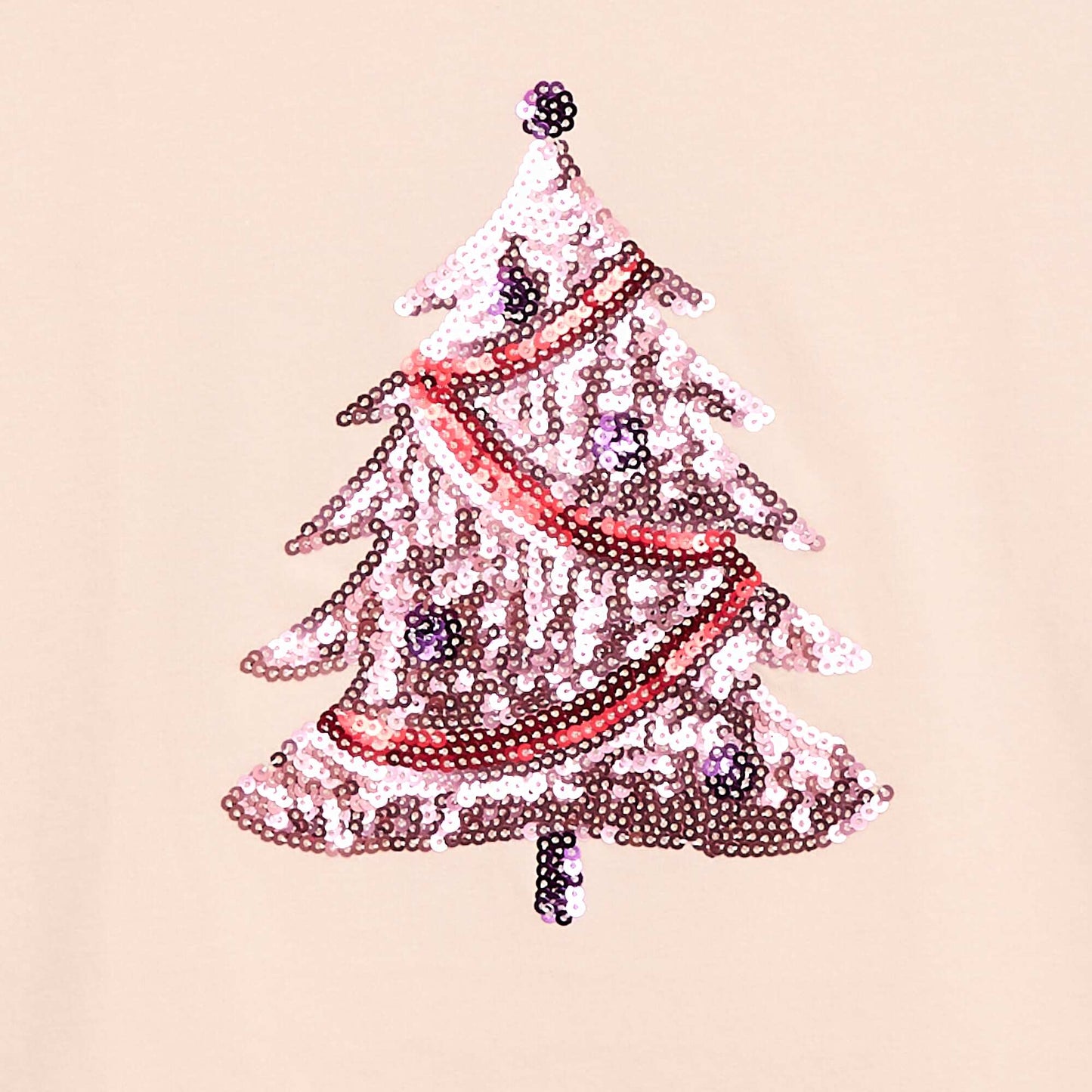 Camiseta de manga larga con lentejuelas ROSA