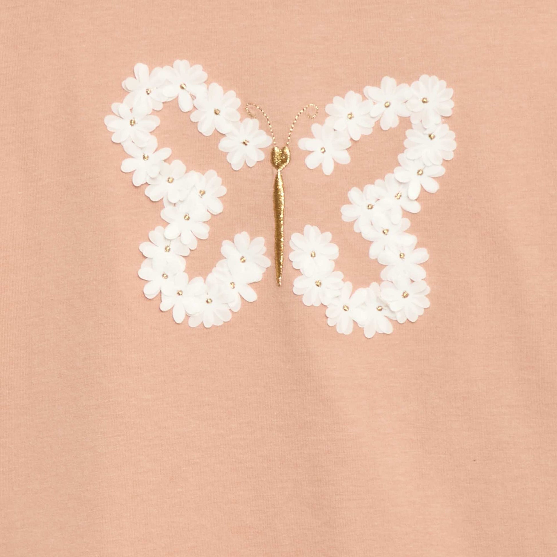 Camiseta de manga larga con lentejuelas ROSA