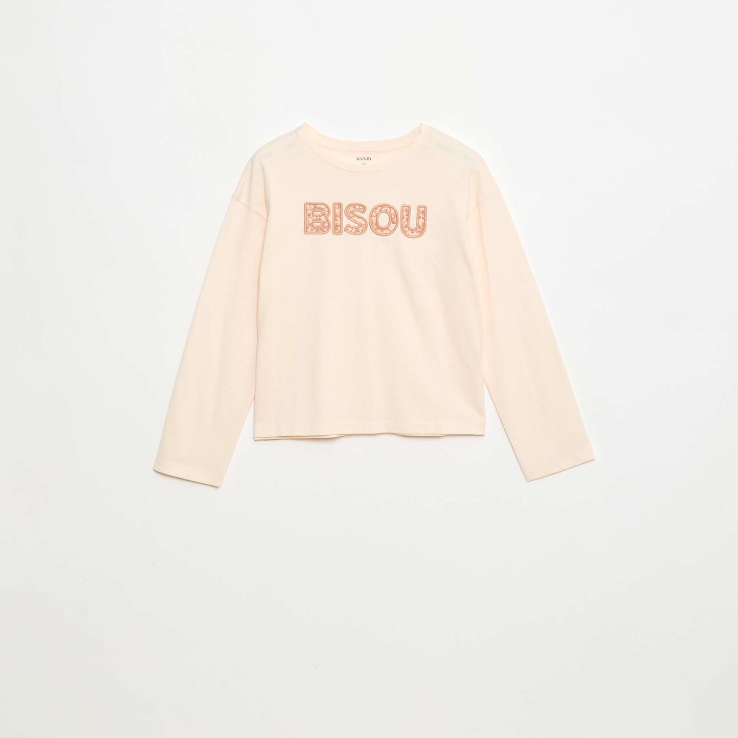 Camiseta de manga larga con lentejuelas ROSA