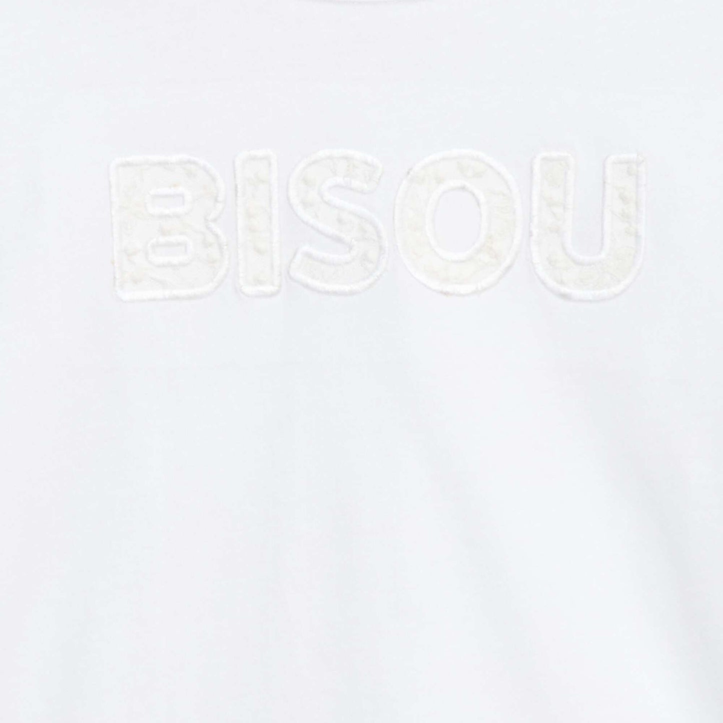 Camiseta de manga larga con lentejuelas BLANCO
