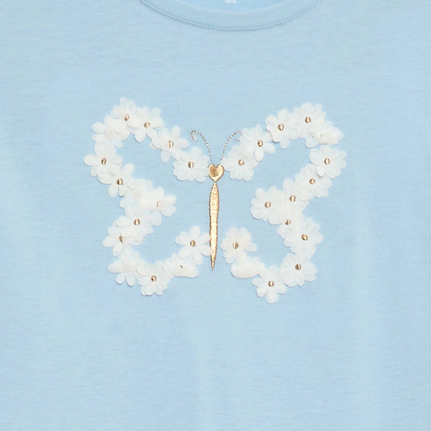 Camiseta de manga larga con lentejuelas AZUL