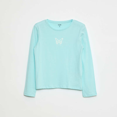 Camiseta estampada AZUL