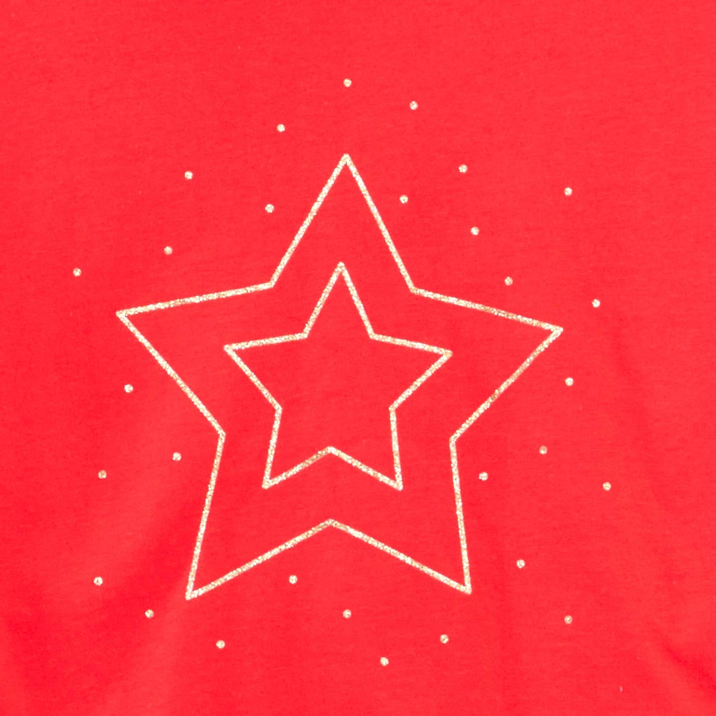 Camiseta estampada de manga larga ROJO