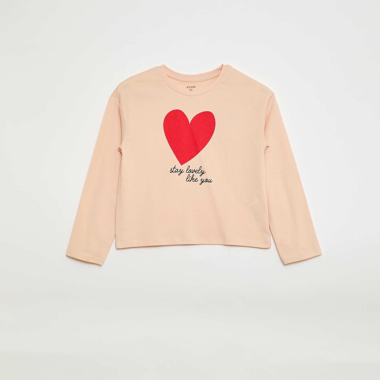 Camiseta estampada de manga larga ROSA