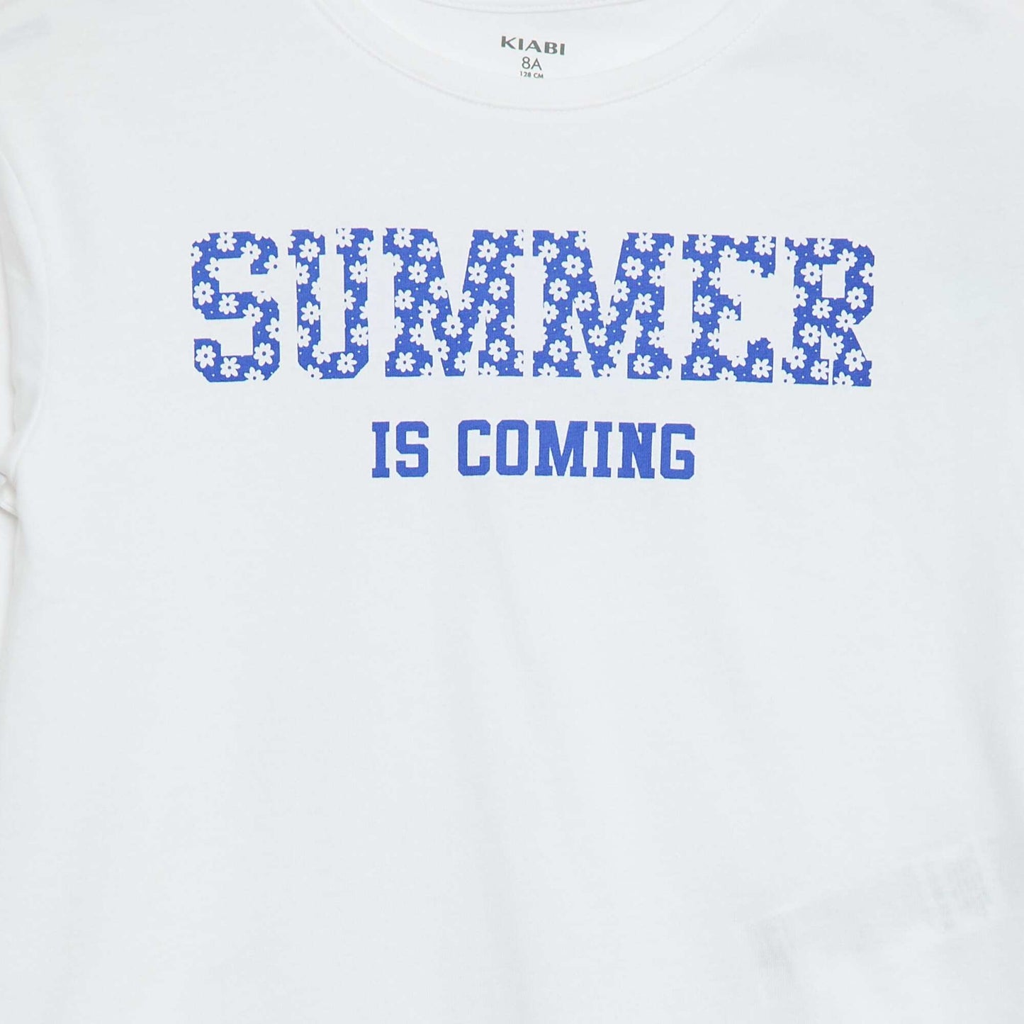 Camiseta estampada de manga larga BLANCO