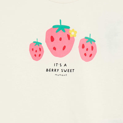 Camiseta estampada de manga larga BLANCO