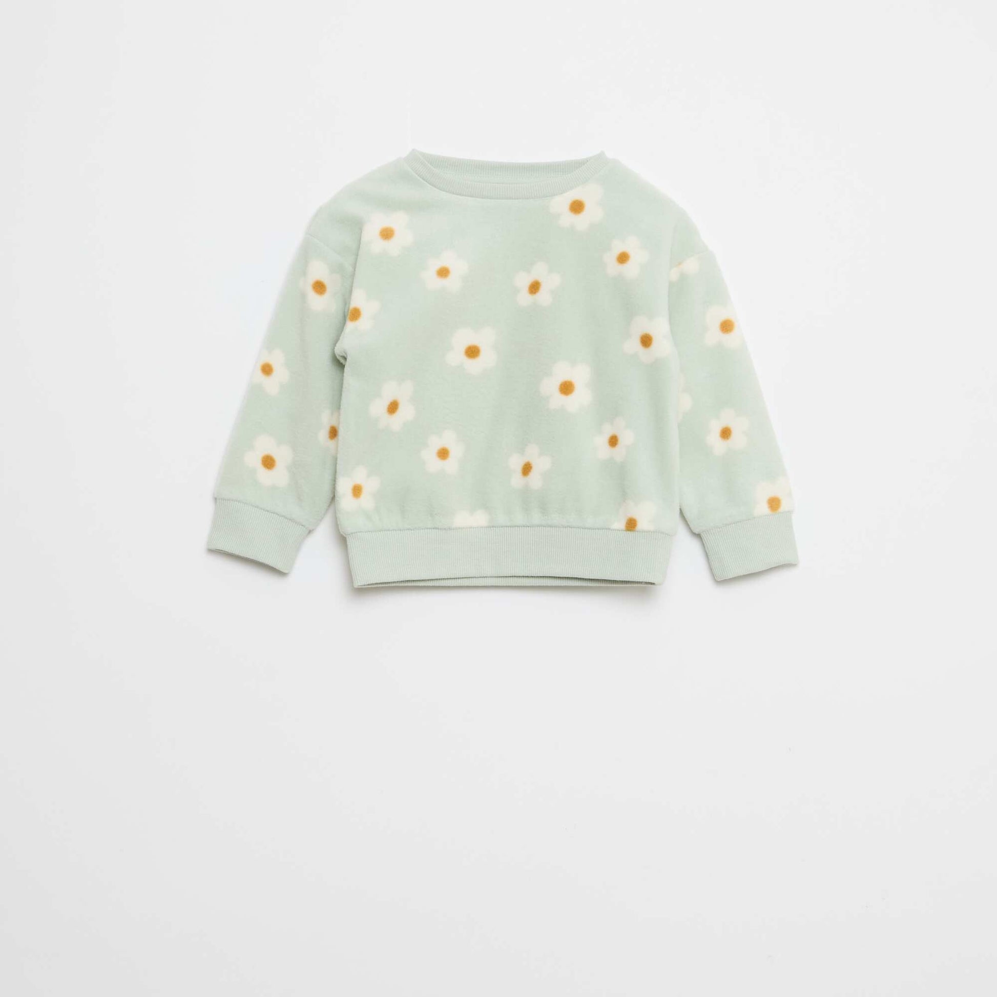 Conjunto de pijama: parte de arriba + pantalón polar VERDE