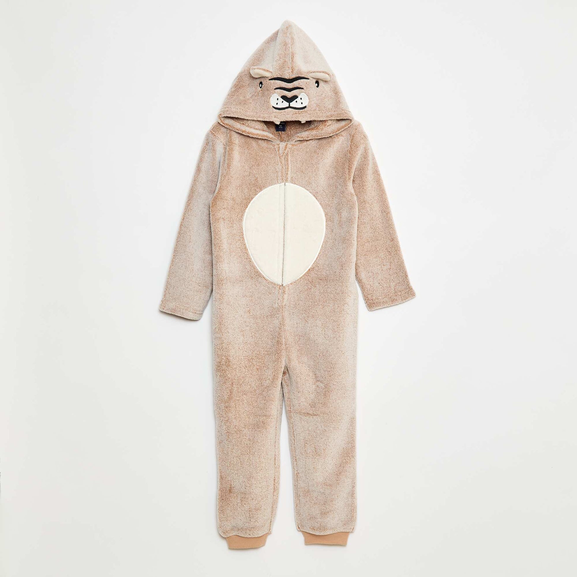 Mono de noche con capucha animada MARRON