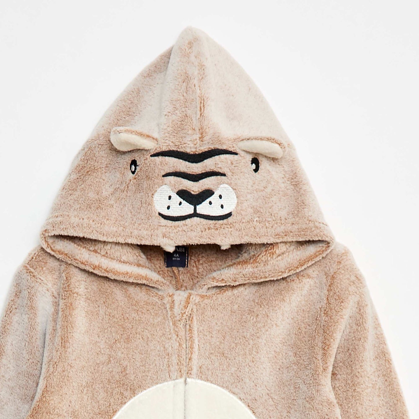 Mono de noche con capucha animada MARRON