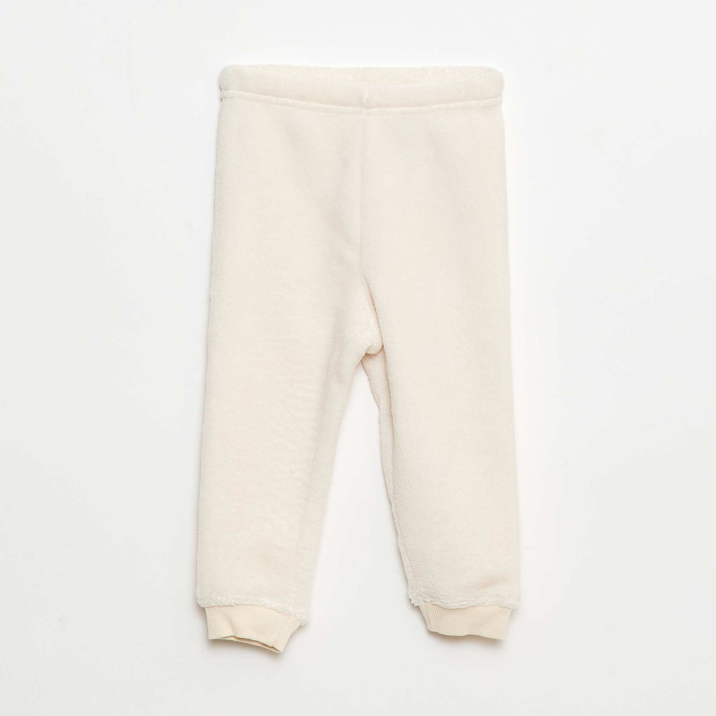 Conjunto de pijama largo polar - 2 piezas BLANCO