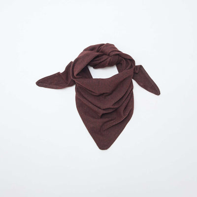 Bufanda triangular de malla ROJO