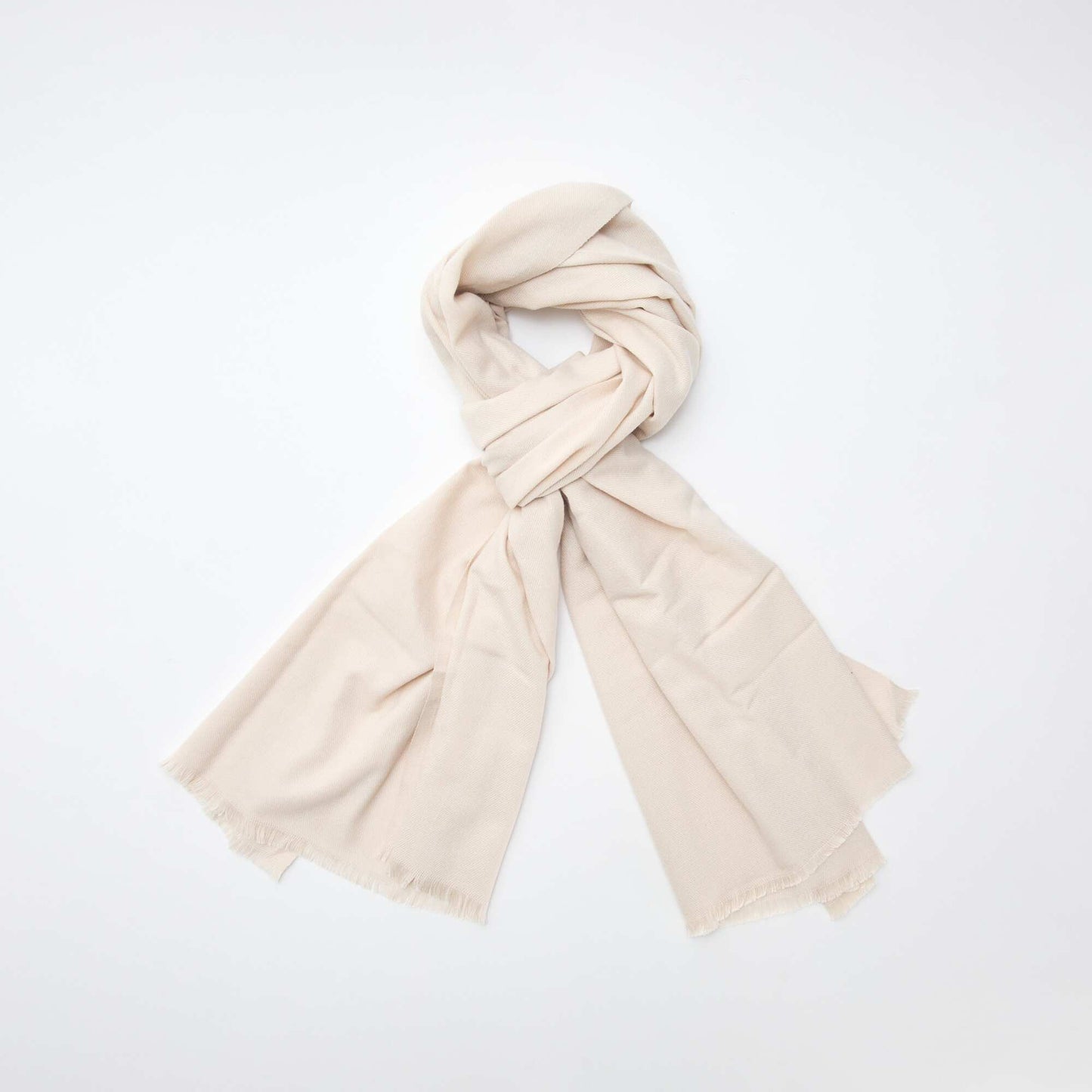 Bufanda de punto cálido y suave BEIGE