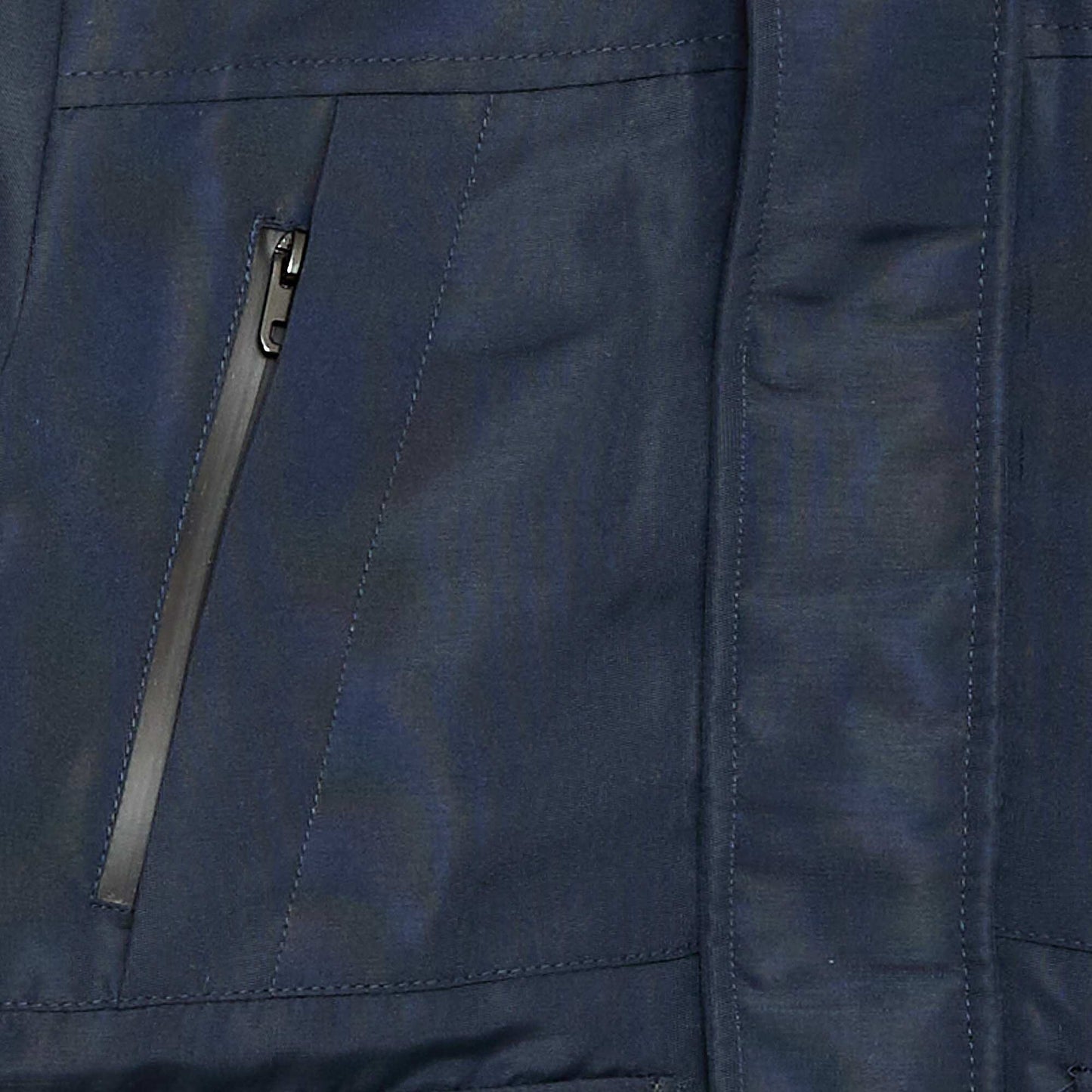 Parka con capucha repelente al agua AZUL