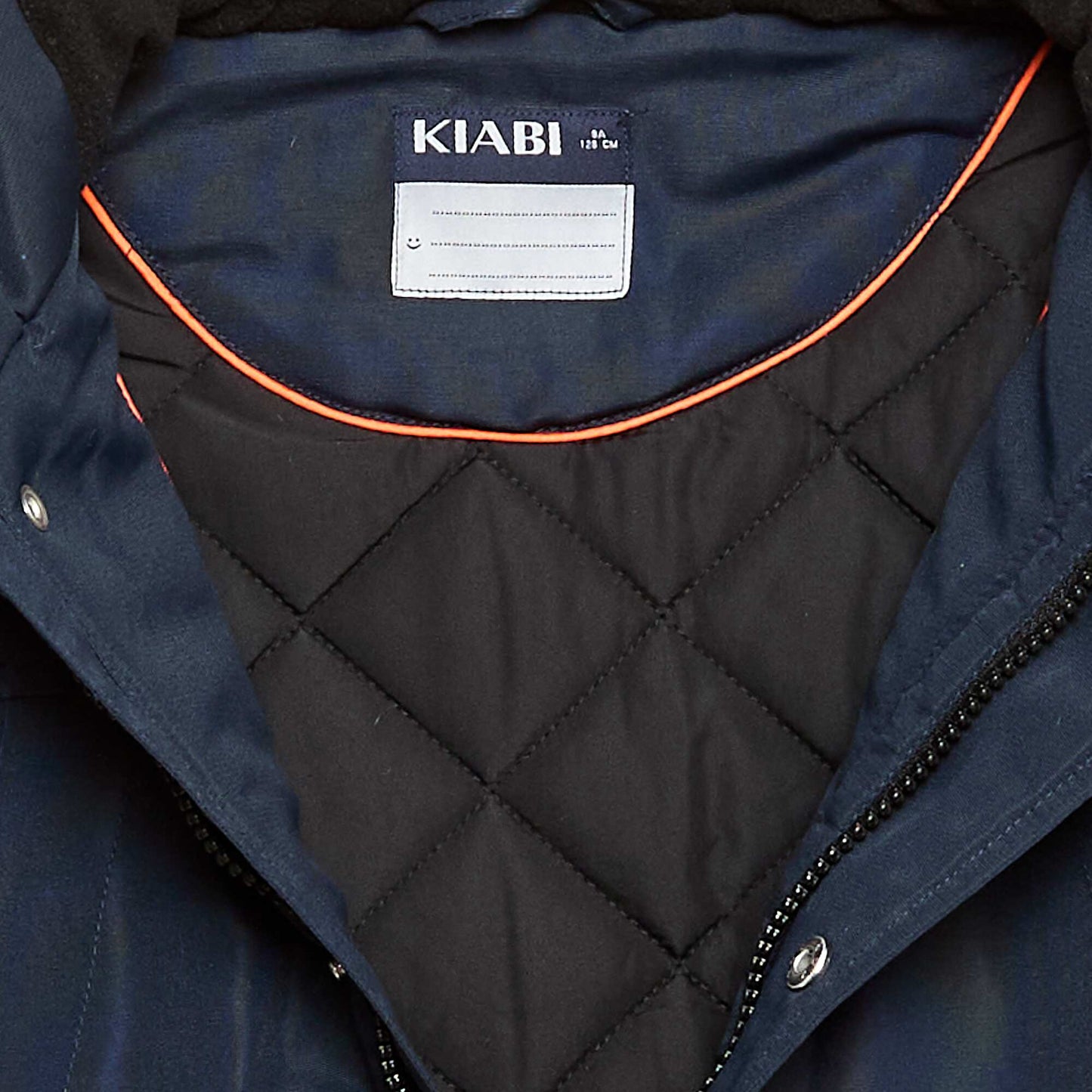 Parka con capucha repelente al agua AZUL