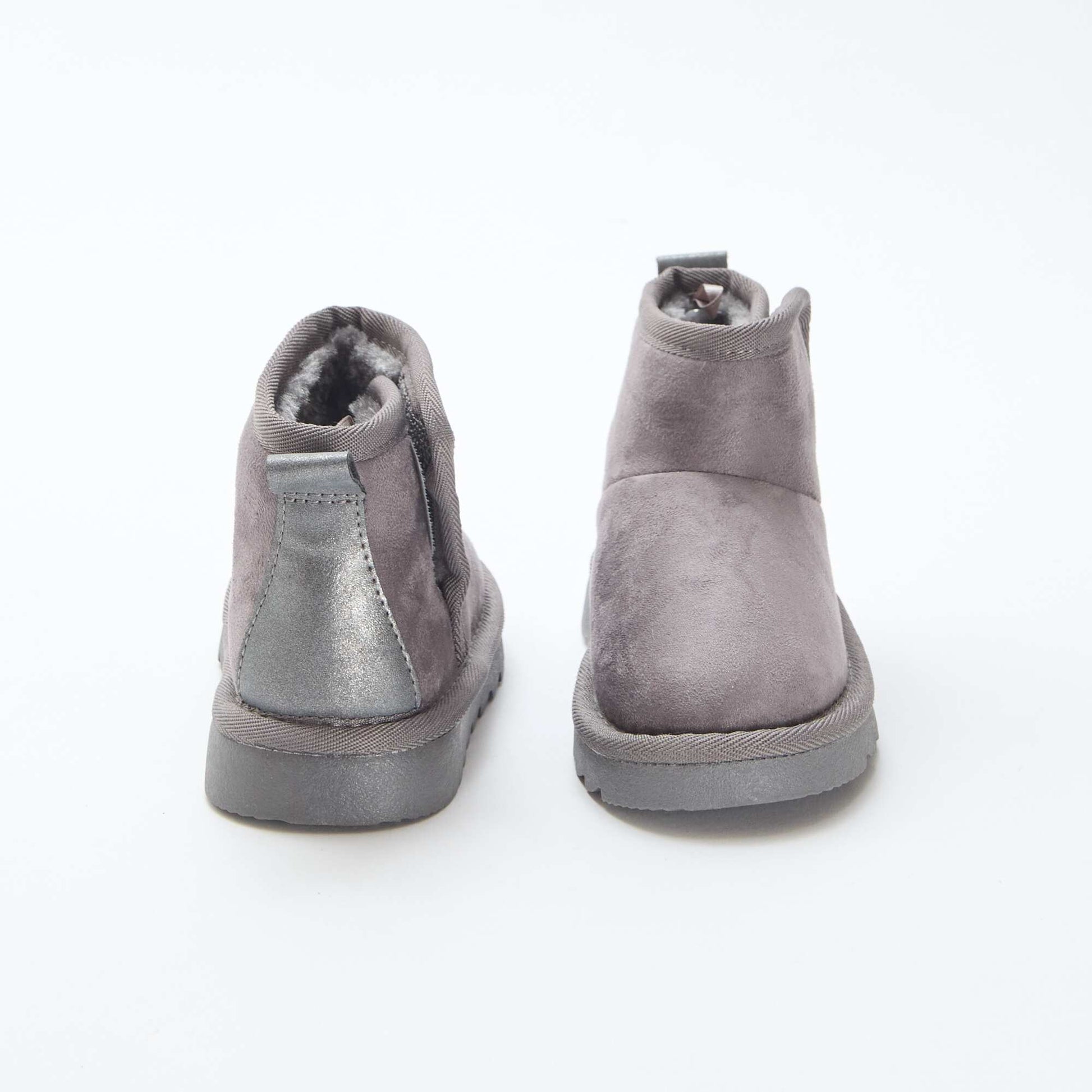 Botines estilo sueco en serraje GRIS