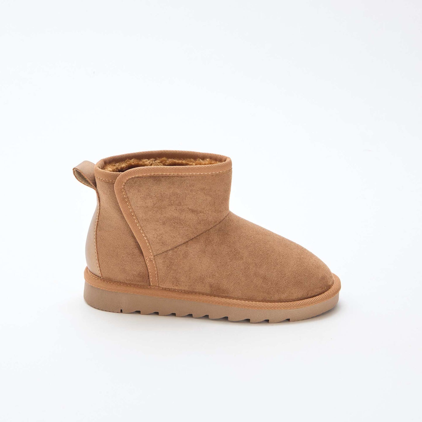 Botas estilo sueco en serraje MARRON