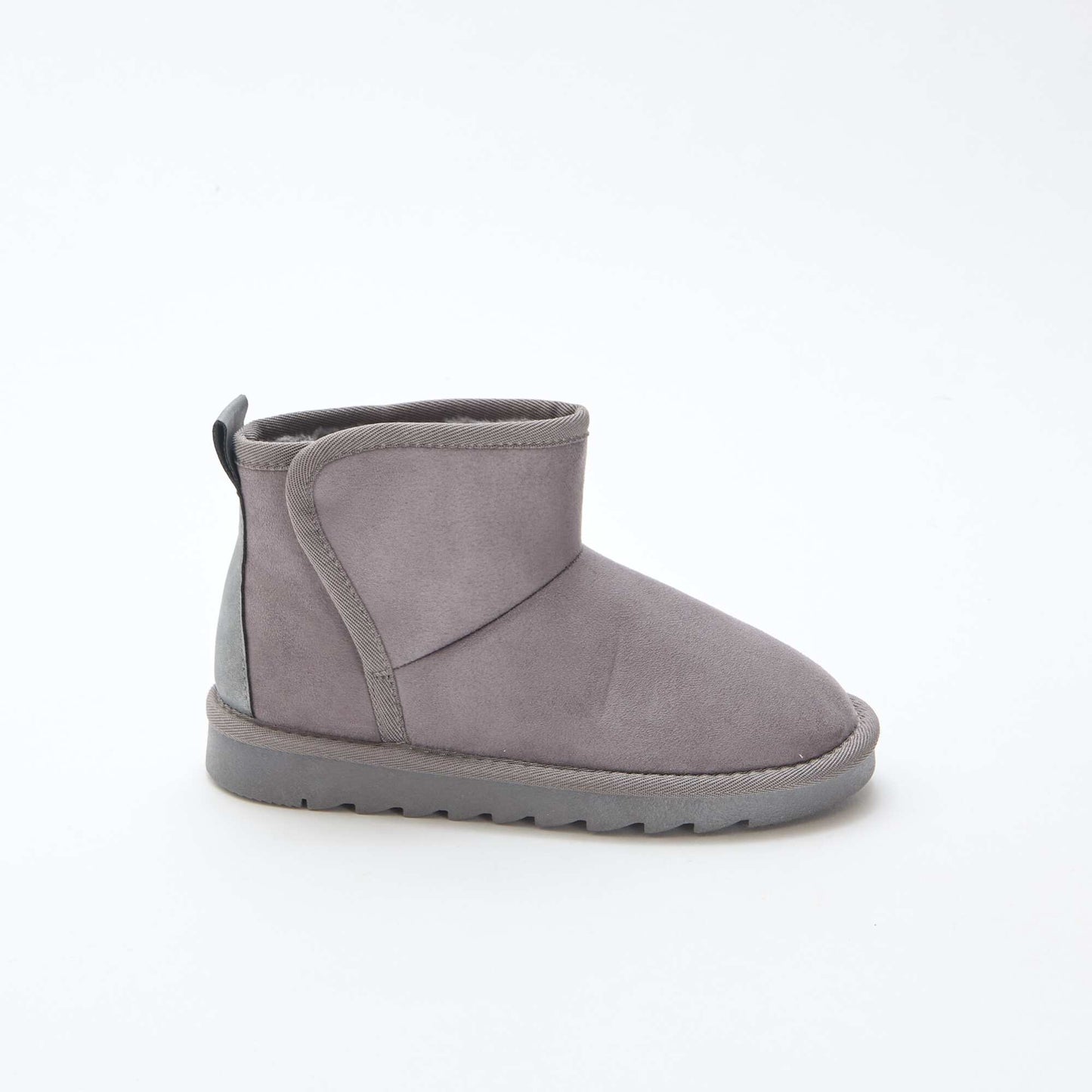 Botas estilo sueco en nobuck GRIS