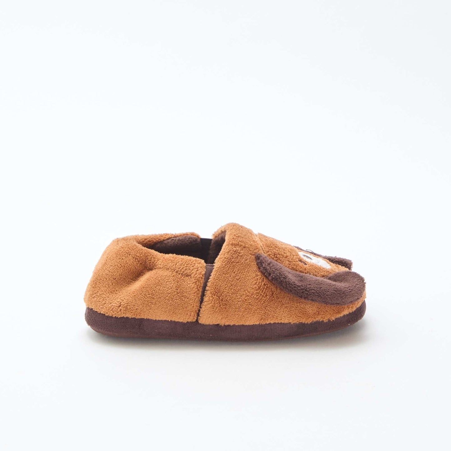 Zapatillas de casa 'perros' con adorno en relieve MARRON
