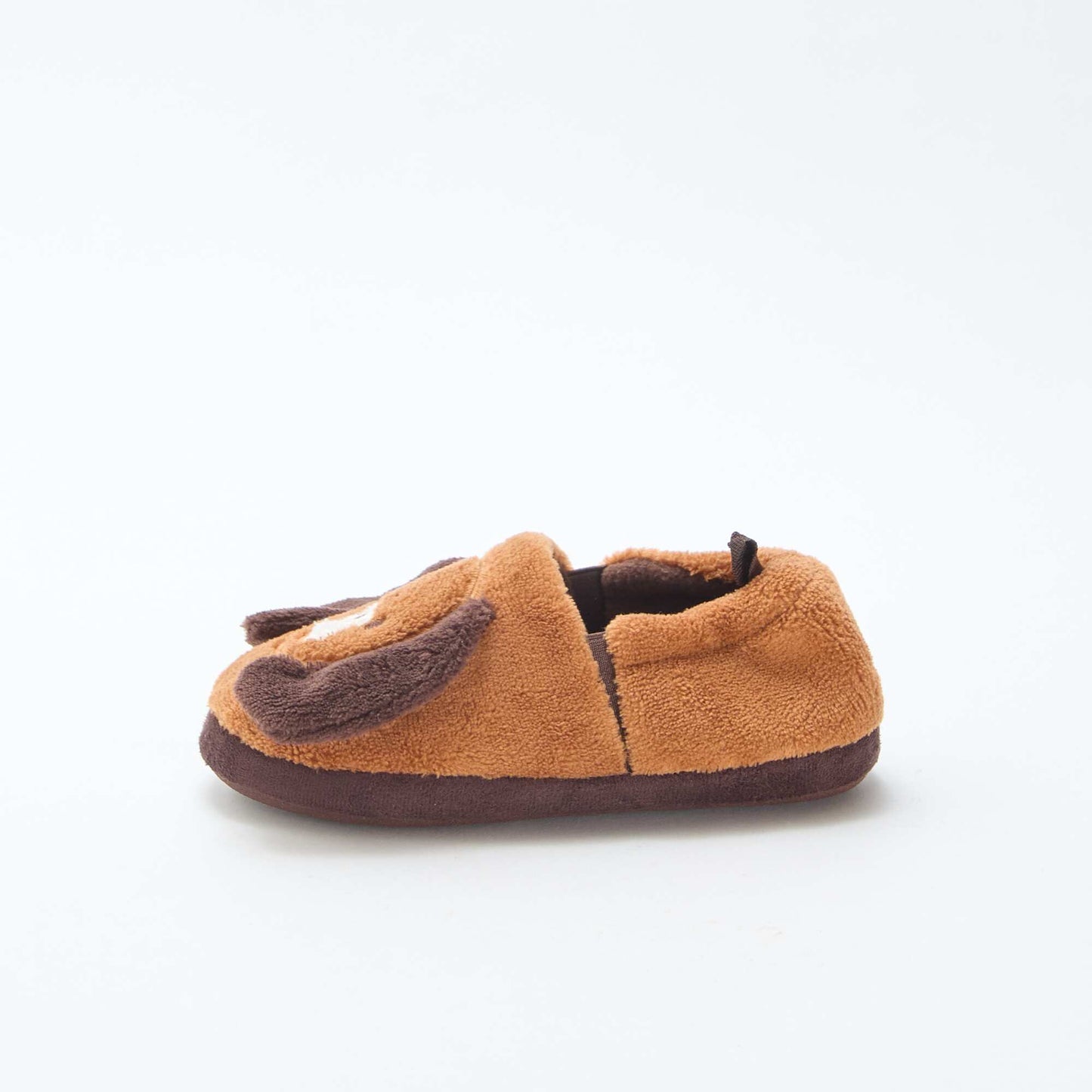 Zapatillas de casa 'perros' con adorno en relieve MARRON