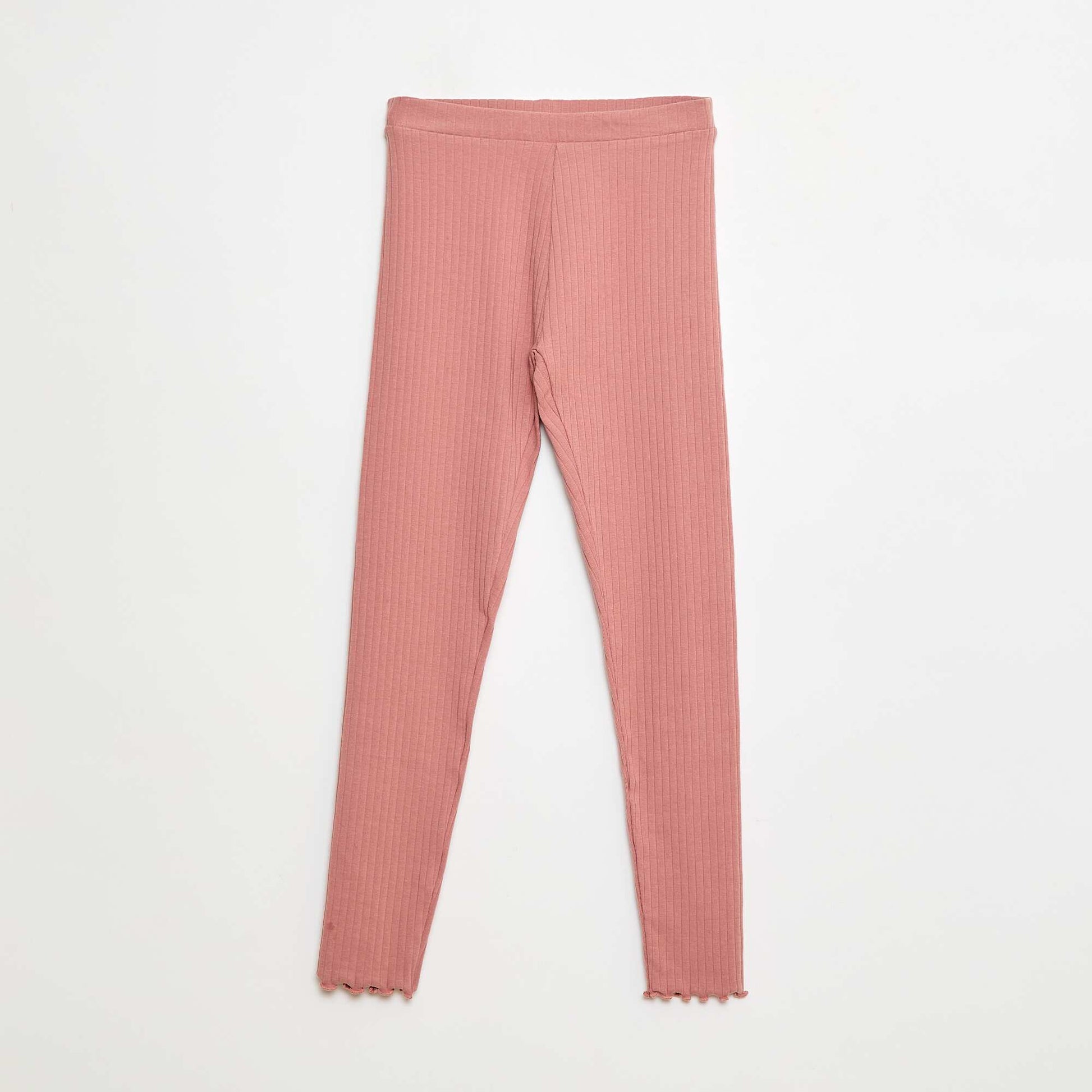 Pack de leggings de canalé 1 estampado + 1 liso - 2 piezas VERDE