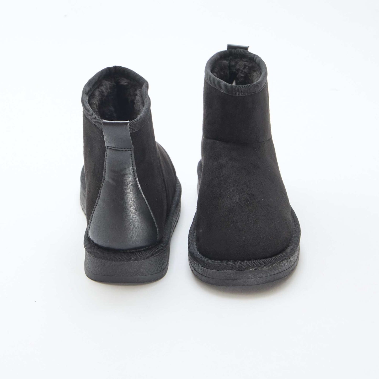 Botas de ante sintético NEGRO