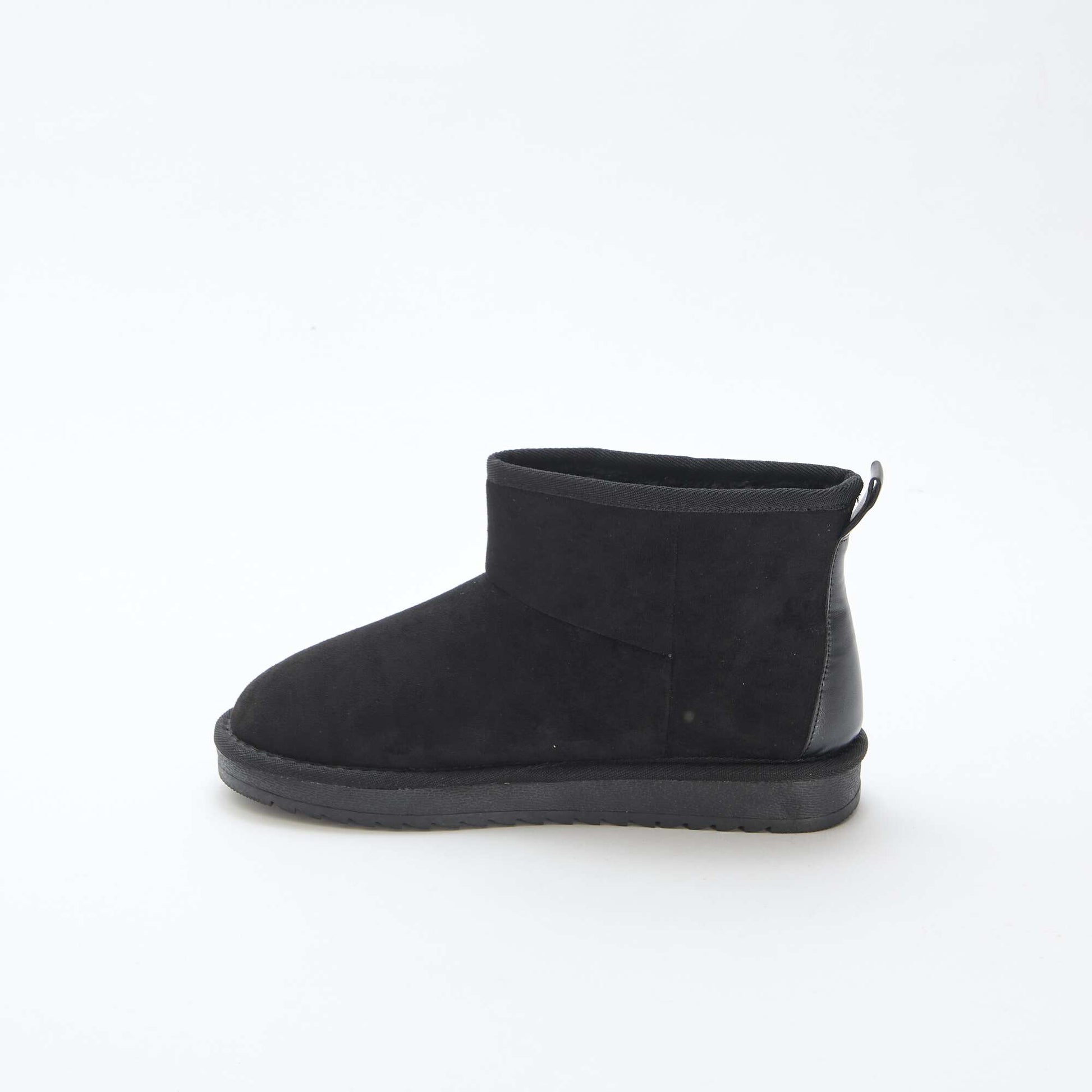 Botas de ante sintético NEGRO