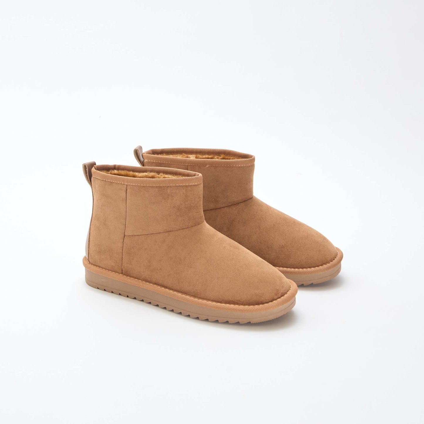 Botas de ante sintético MARRON