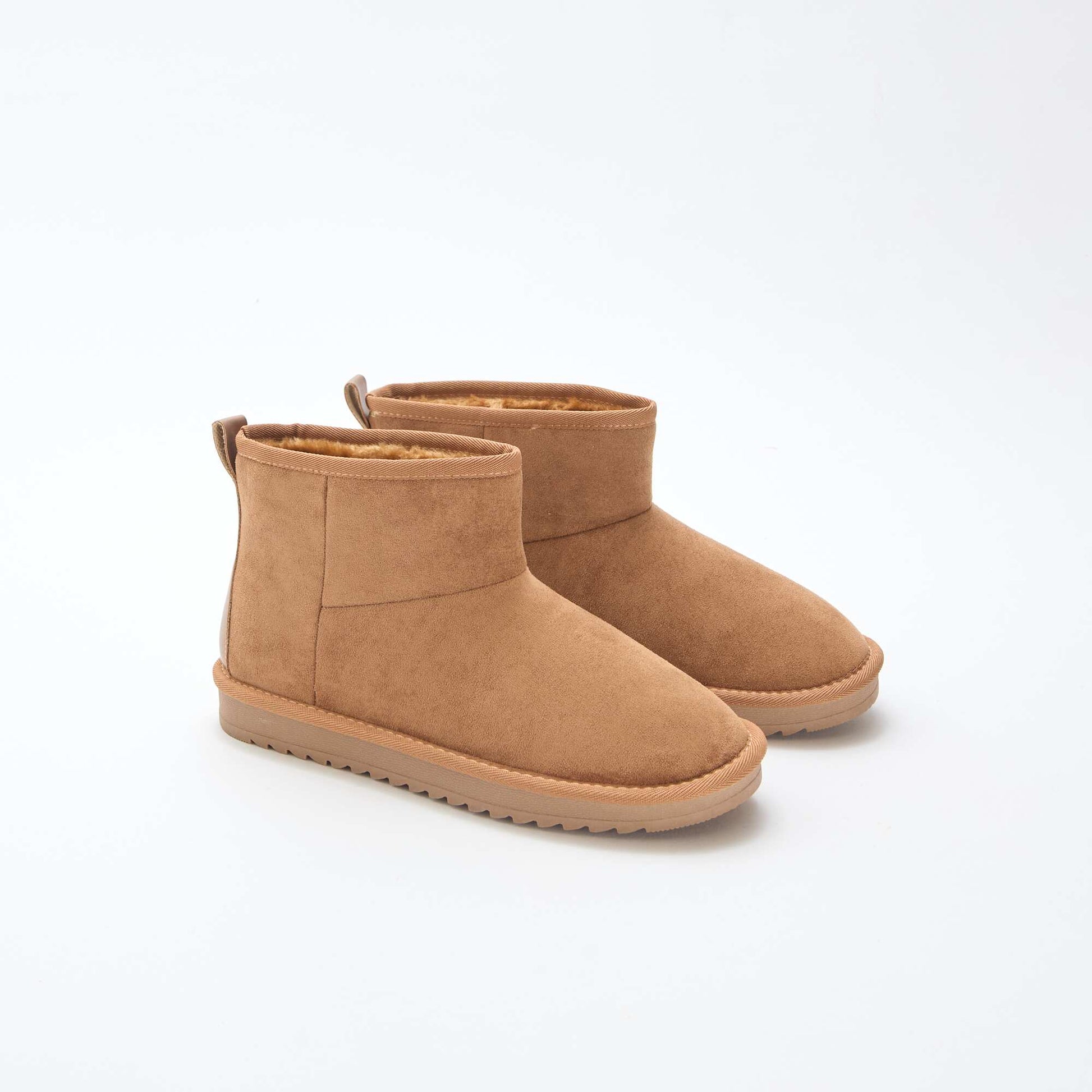 Botas de ante sintético MARRON