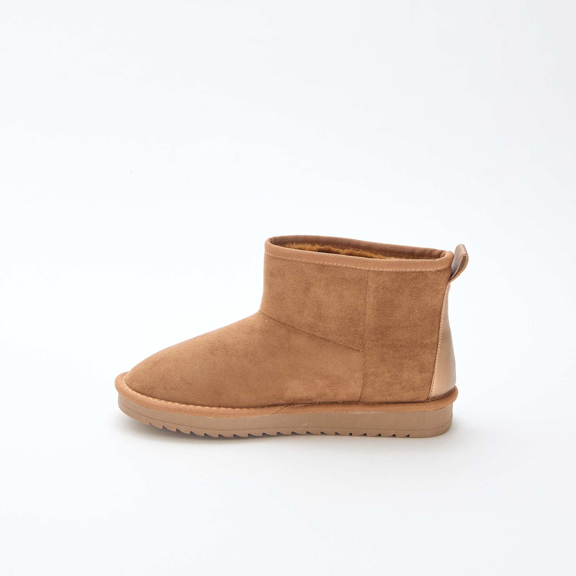 Botas de ante sintético MARRON