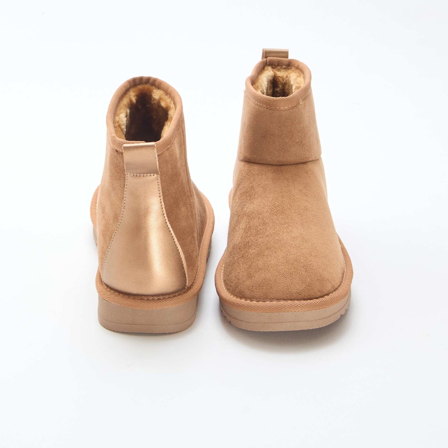 Botas de ante sintético MARRON