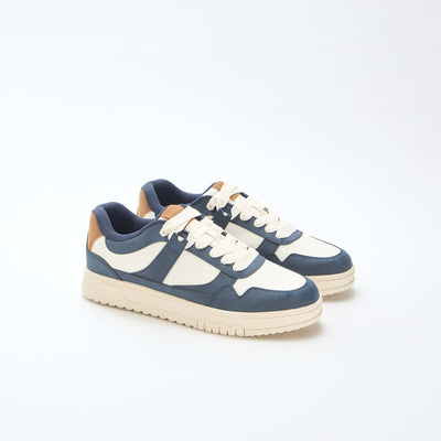 Zapatillas modernas tricolor AZUL