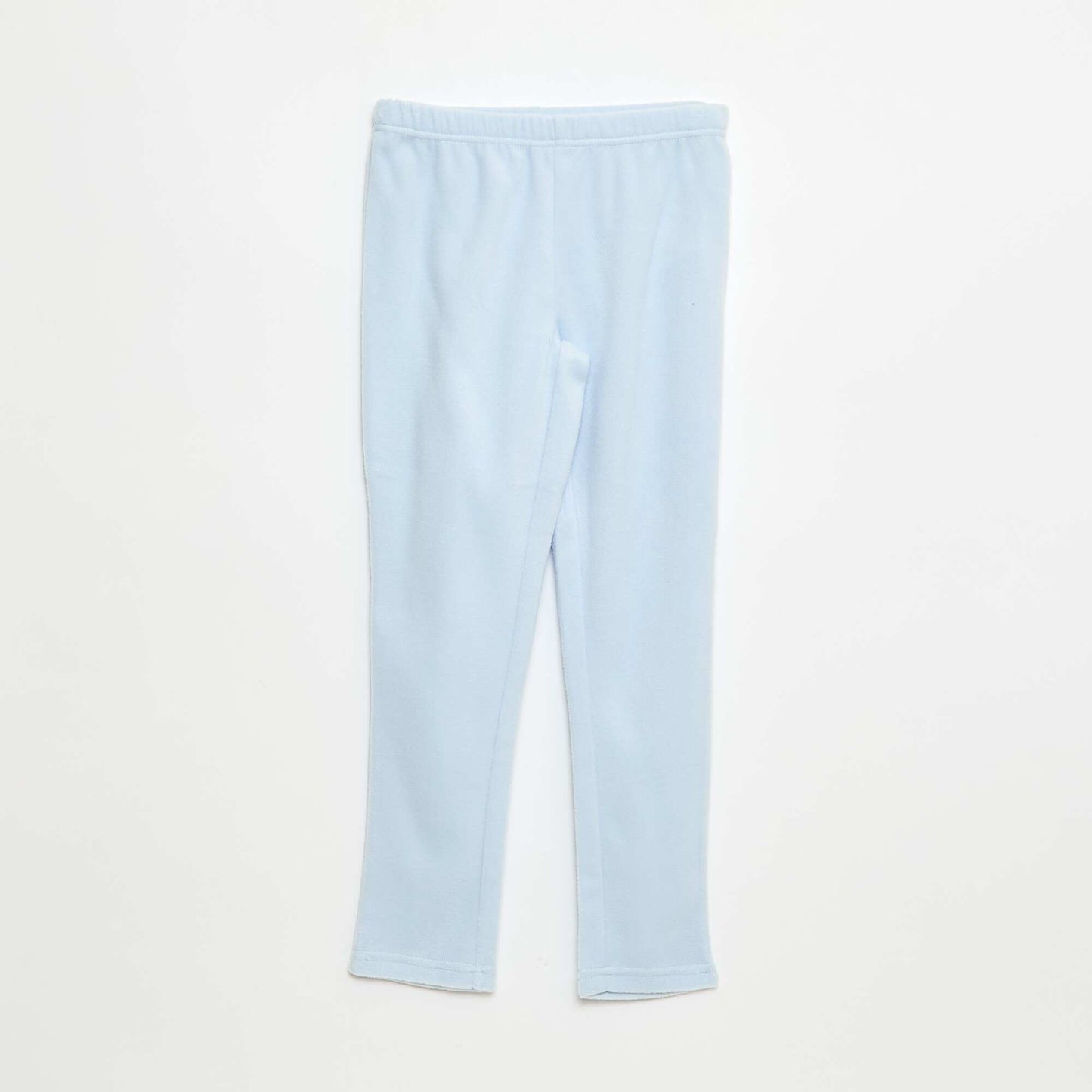 Pijama largo y cálido con estampado AZUL