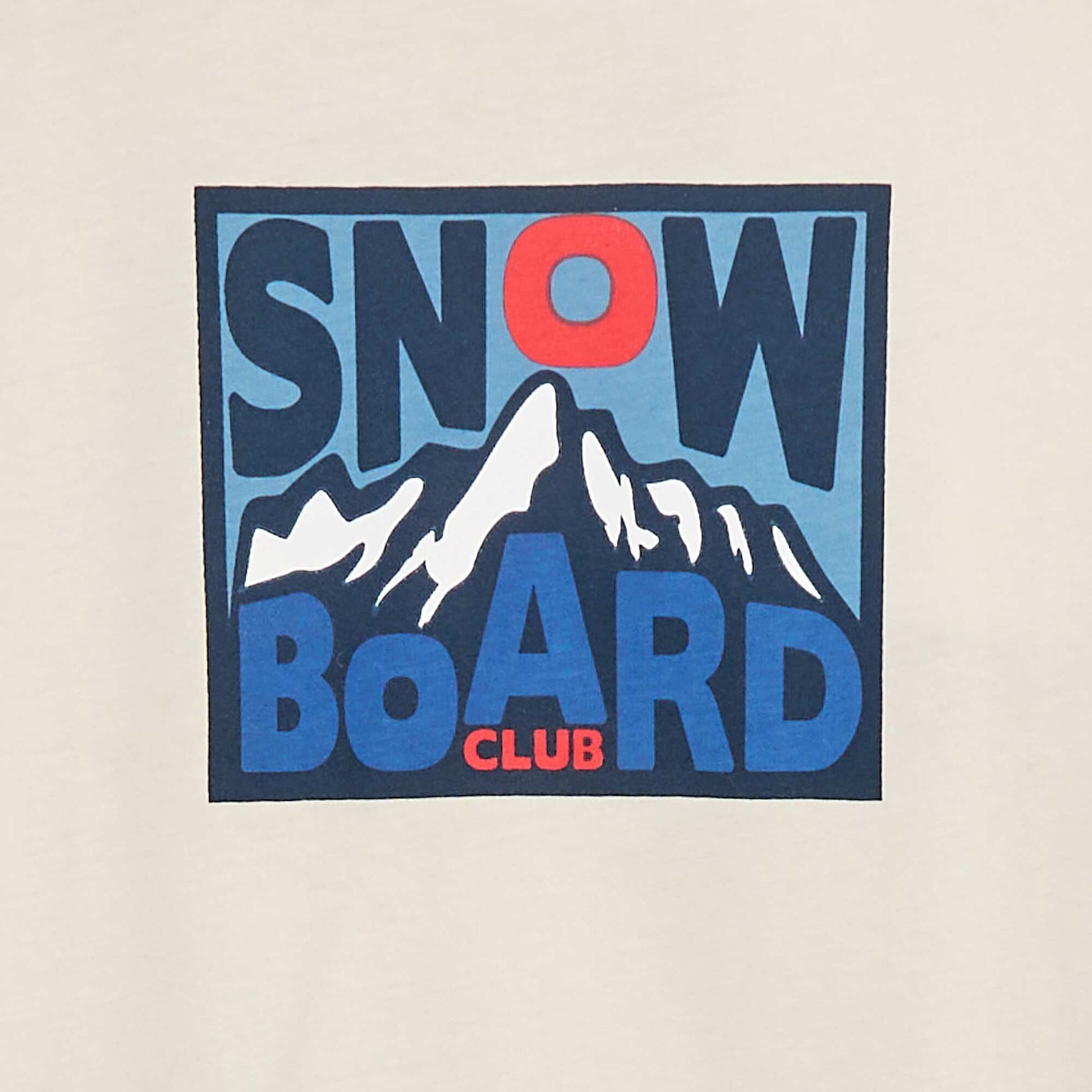 Camiseta estampada de manga larga BEIGE