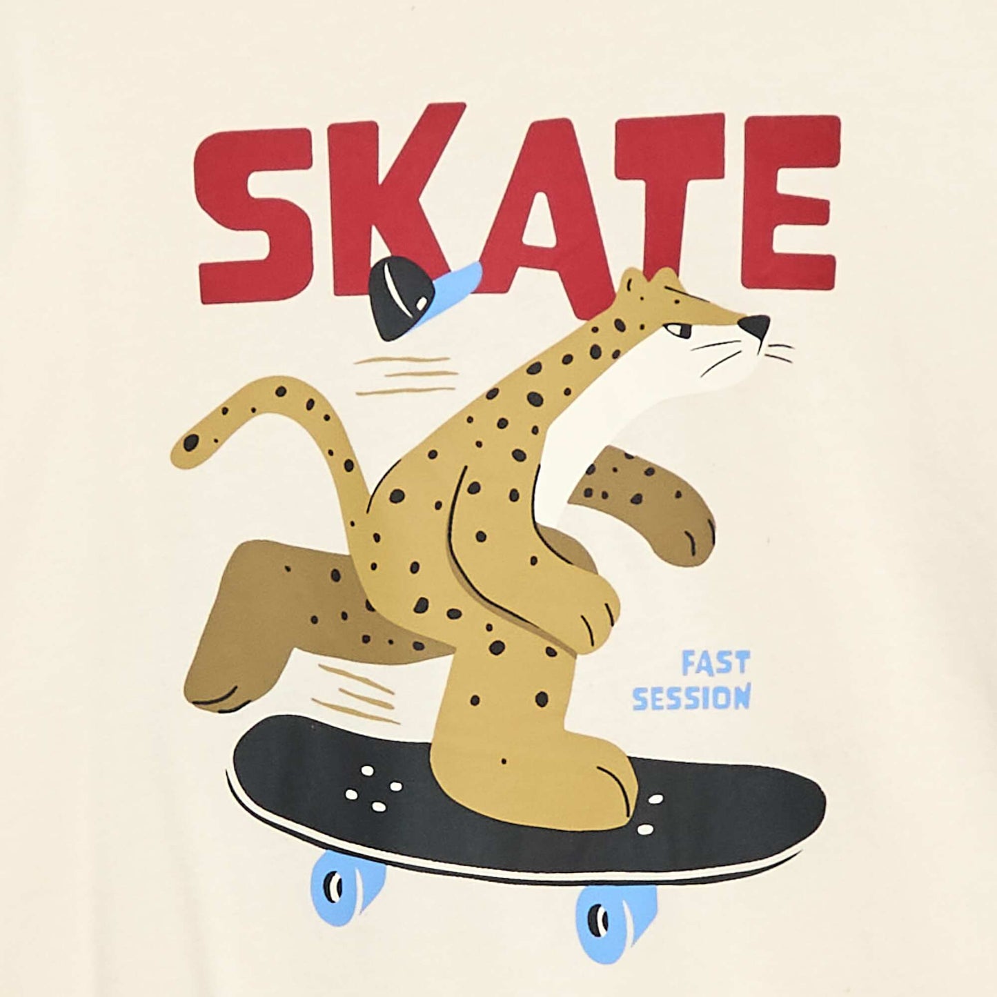 Camiseta estampada de manga larga BLANCO