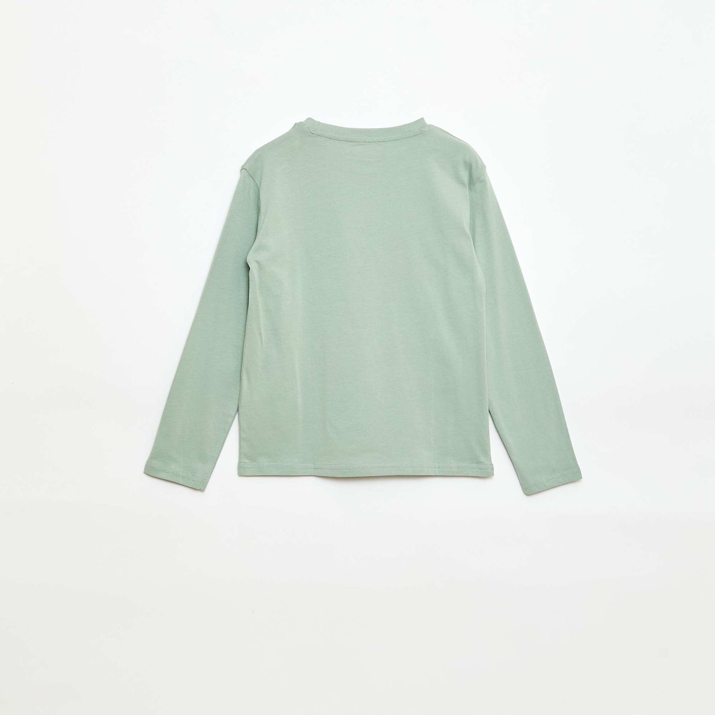 Camiseta estampada de manga larga VERDE