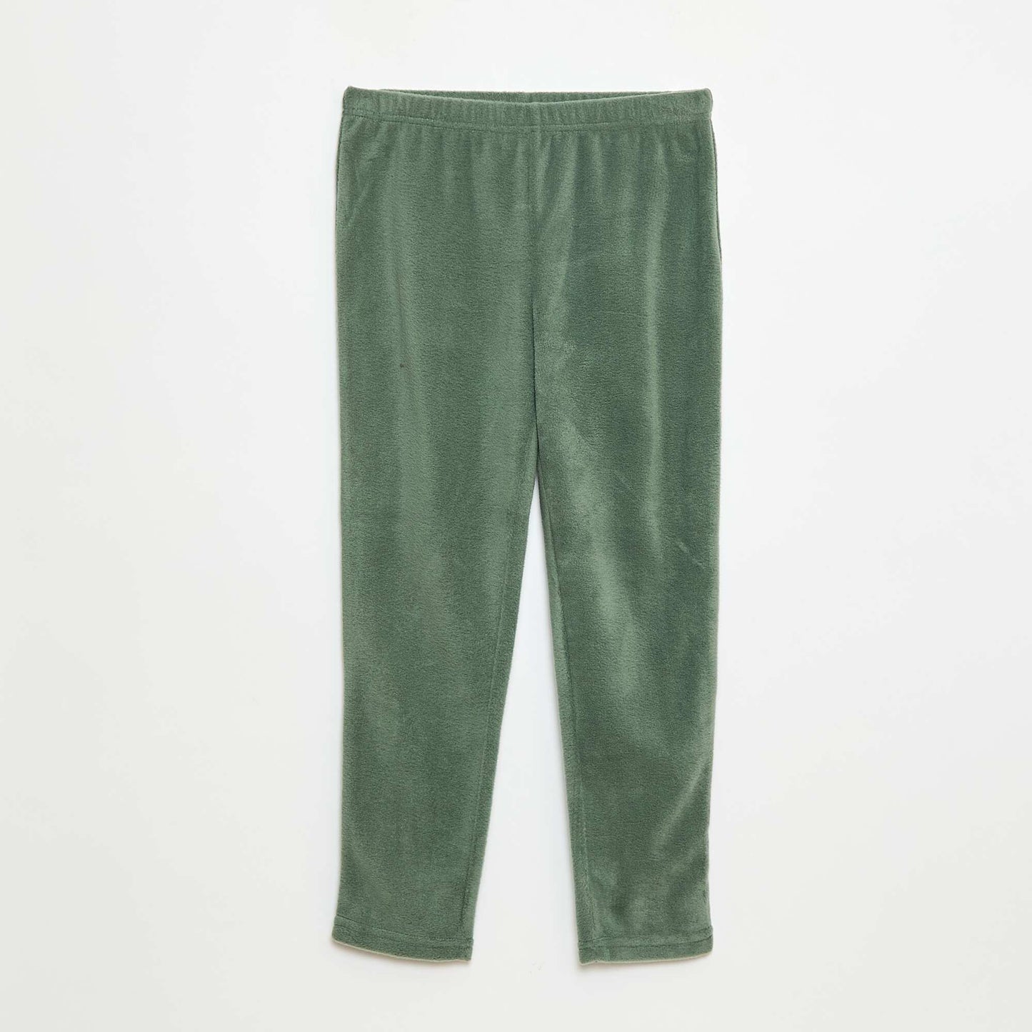 Pijama polar estampado VERDE