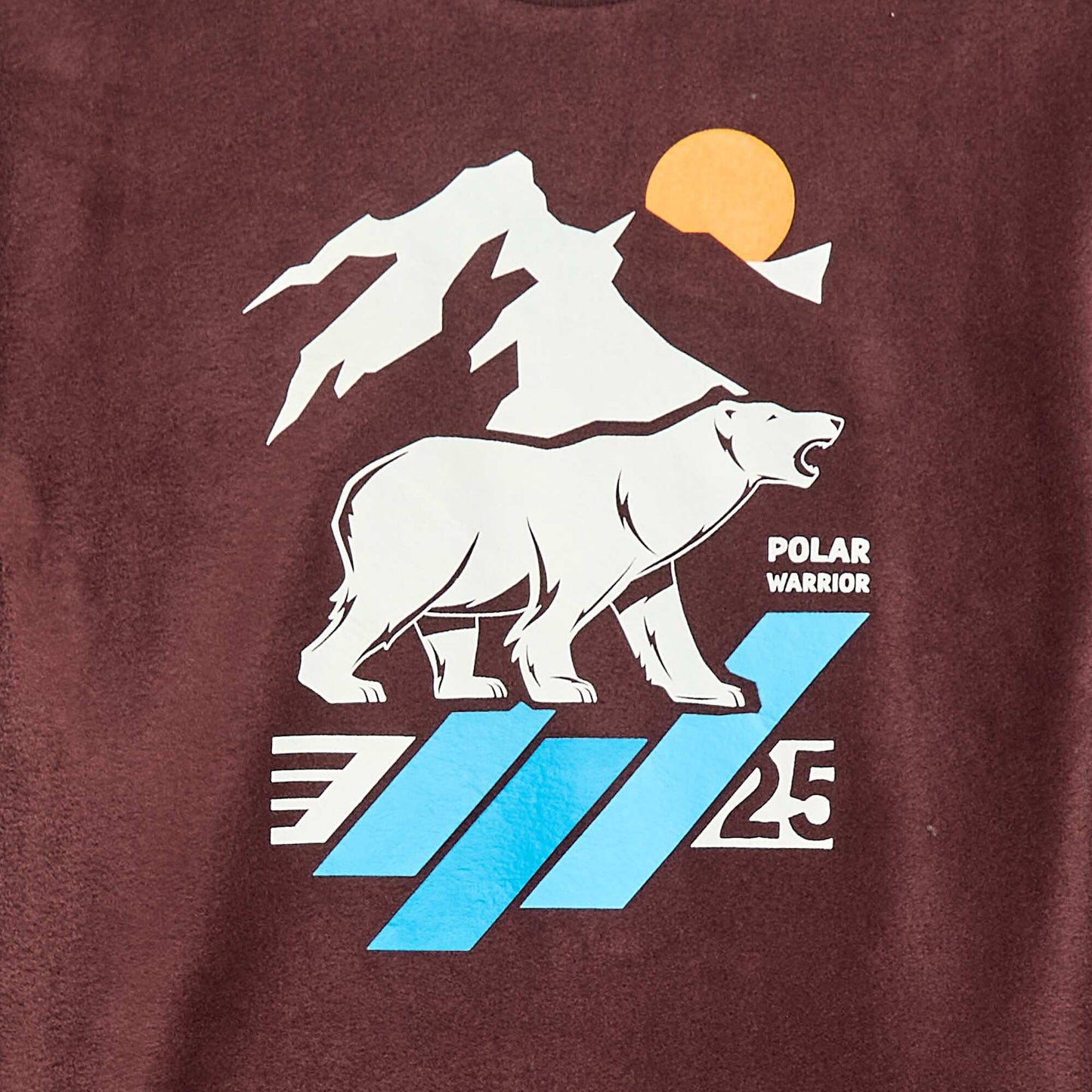Pijama polar estampado ROJO