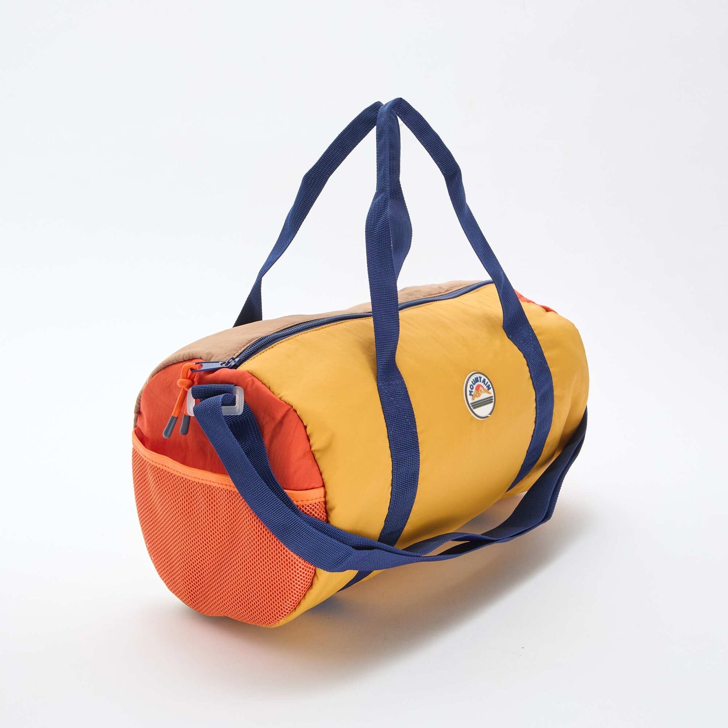 Bolso cilíndrico tricolor VERDE