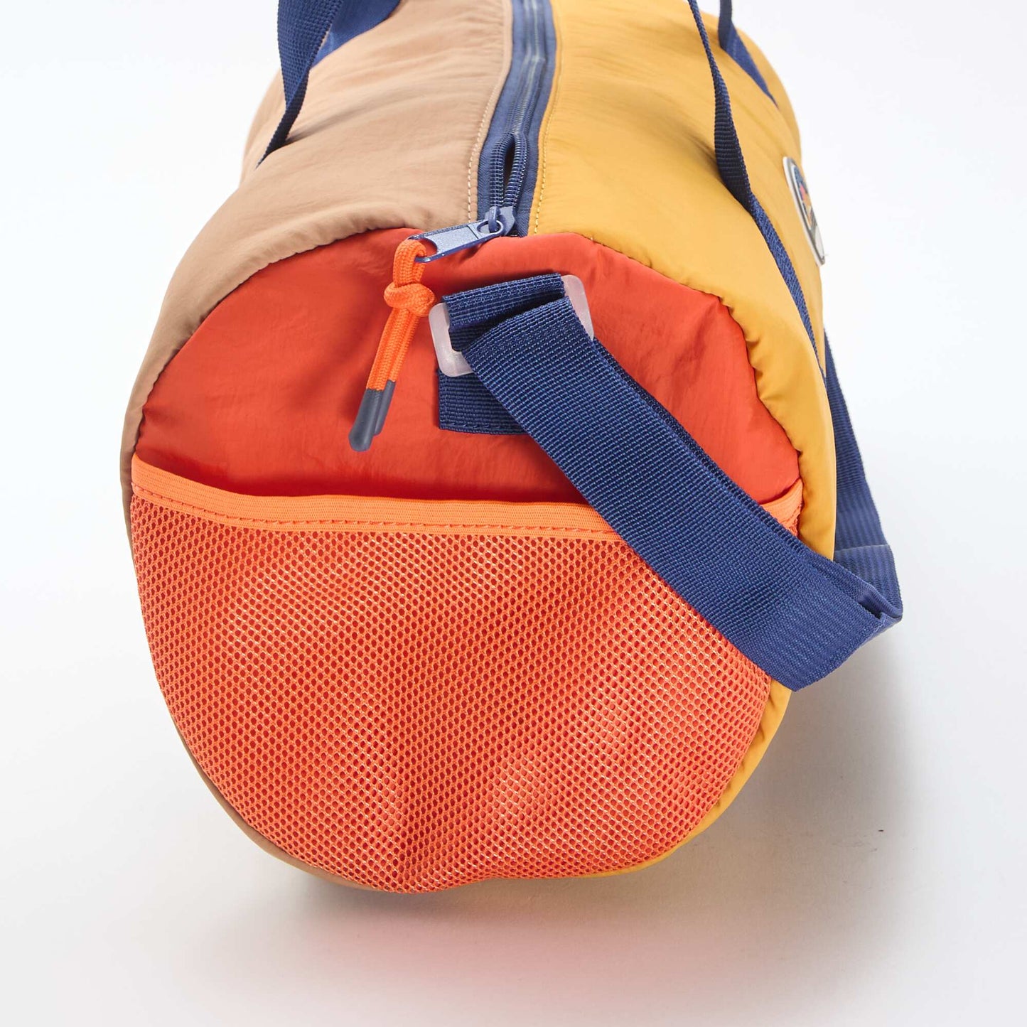 Bolso cilíndrico tricolor VERDE